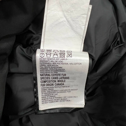 Canada Goose Long Down Parka in Black
