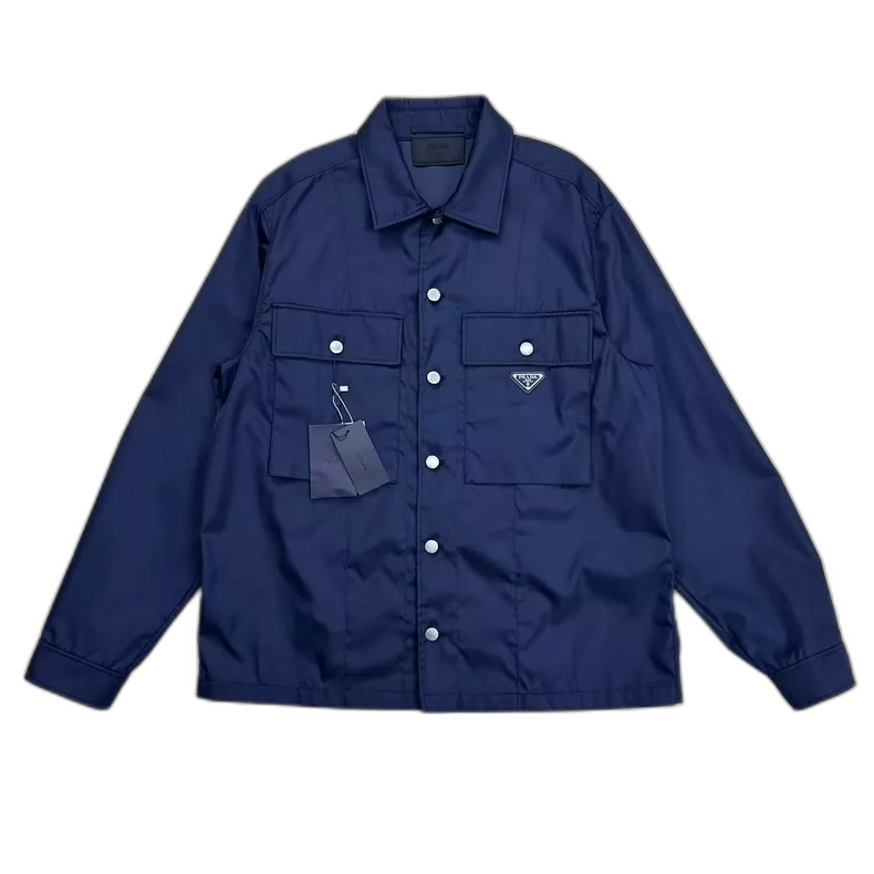 Prada Nylon Jacket with Triangle Logo