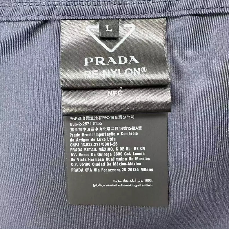 Prada Nylon Jacket with Triangle Logo