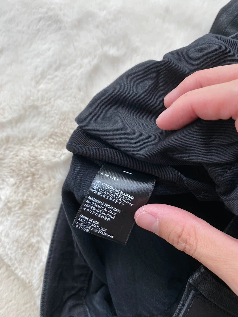 Amiri Washed Black MX1 Denim Pants