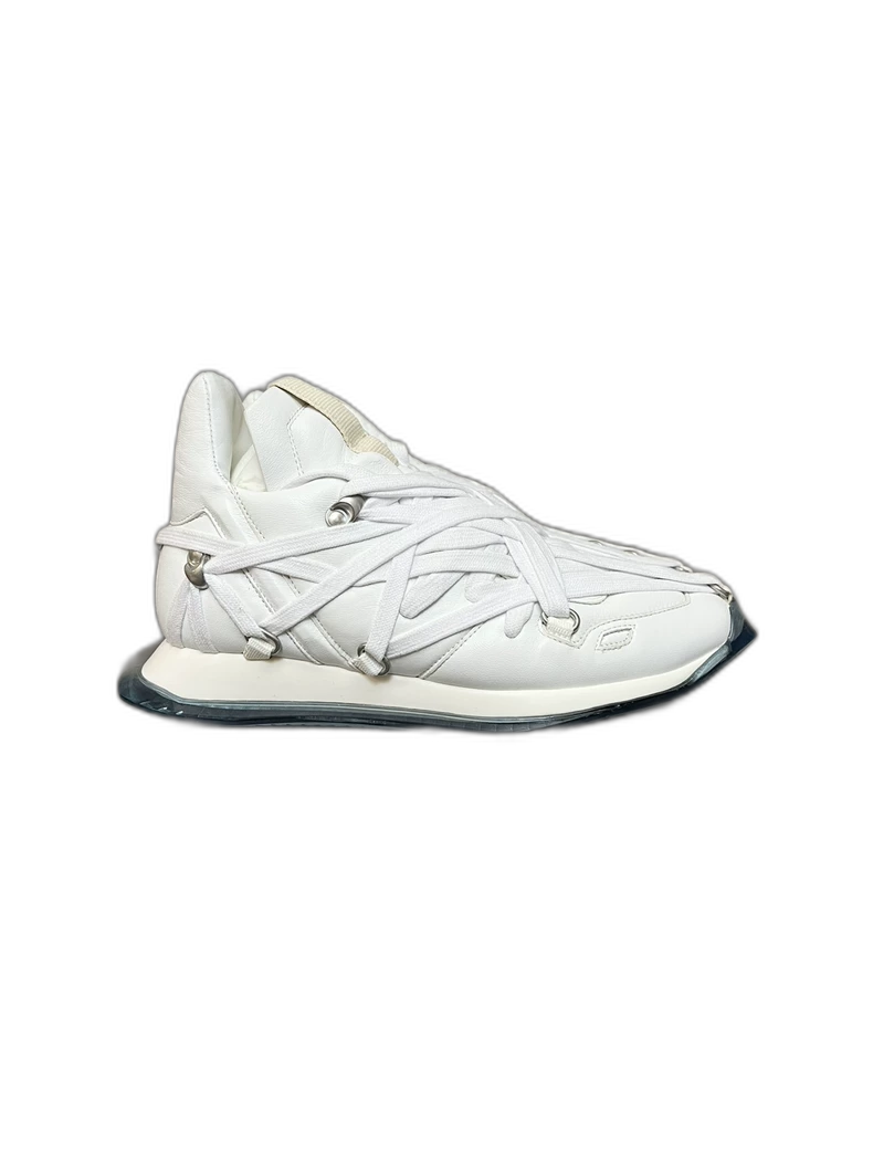 Rick Owens White Tank Sneakers-yf