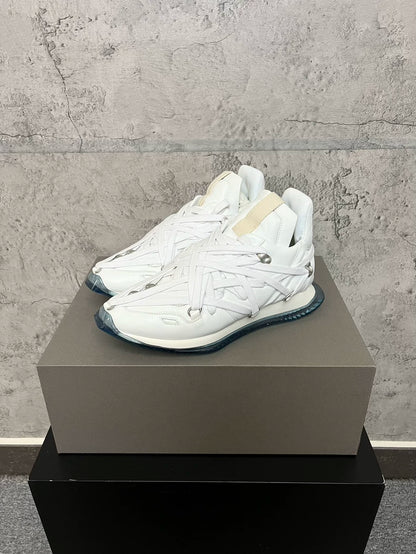 Rick Owens White Tank Sneakers-yf