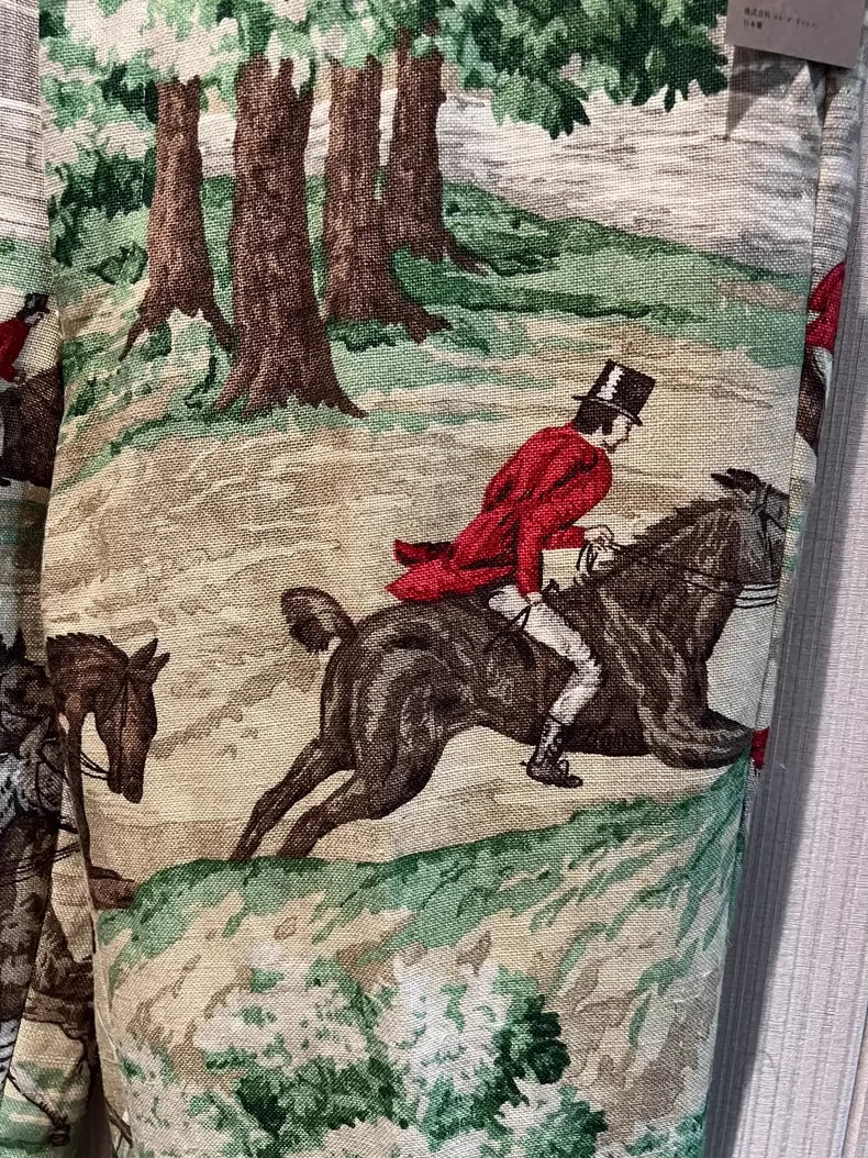 Artistic Hunting Scene Trousers