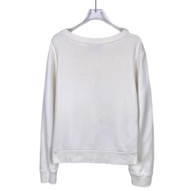 Gucci Cartoon Print Beige Long Sleeve Sweatshirt