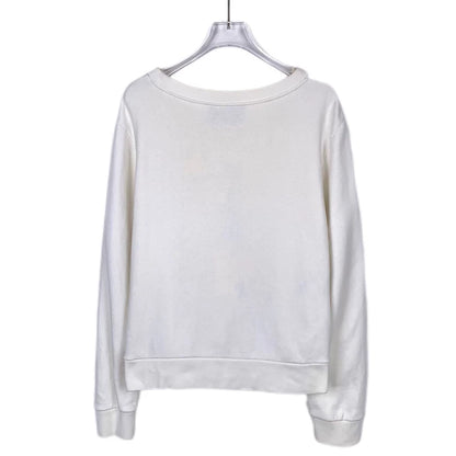 Gucci Cartoon Print Beige Long Sleeve Sweatshirt