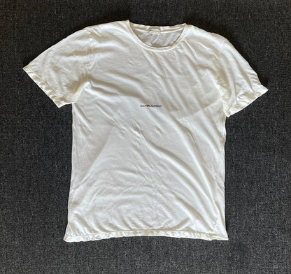 Saint Laurent Beige Short Sleeve T-Shirt-yf