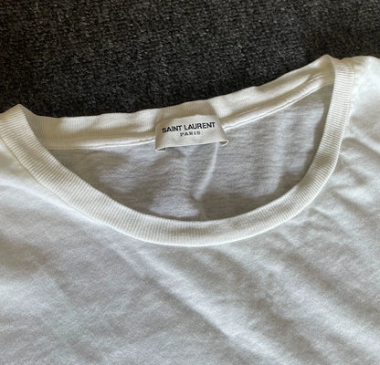 Saint Laurent Beige Short Sleeve T-Shirt-yf