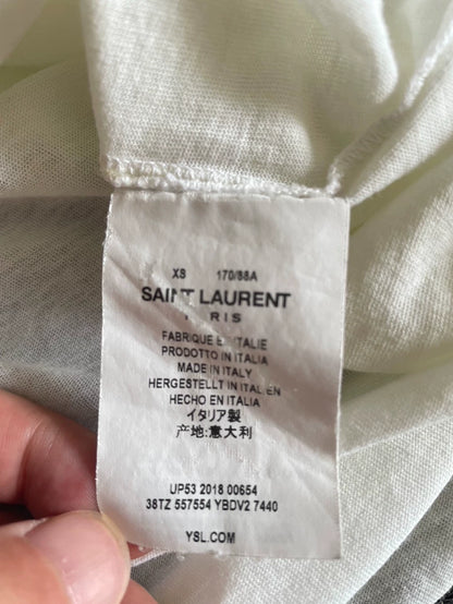 Saint Laurent Beige Short Sleeve T-Shirt-yf