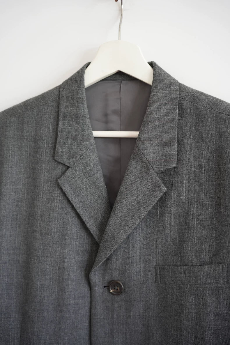 Yohji Yamamoto 90s Charcoal Gray Suit