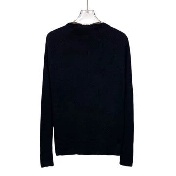 Black Sequined Cashmere Cardigan by Dior