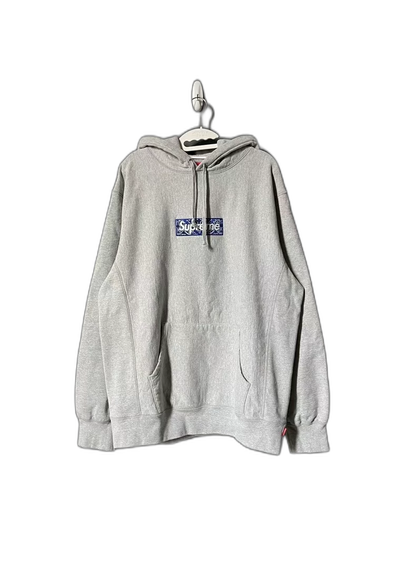 Supreme Grey Floral Hoodie