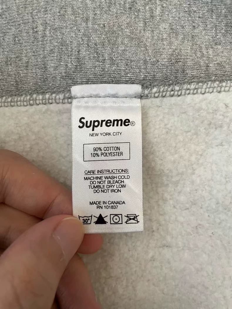 Supreme Grey Floral Hoodie