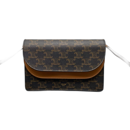 Celine Monogram Double Layer Crossbody Bag