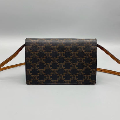 Celine Monogram Double Layer Crossbody Bag