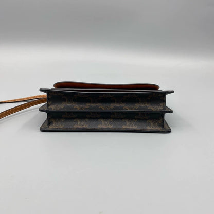 Celine Monogram Double Layer Crossbody Bag