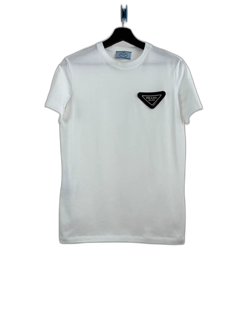 Prada Short Sleeve T-Shirt with Logo