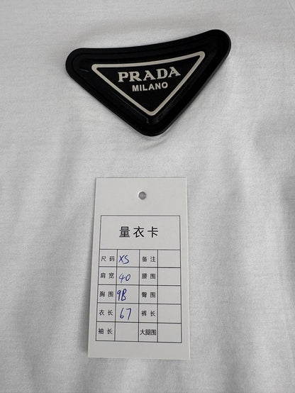 Prada Short Sleeve T-Shirt with Logo