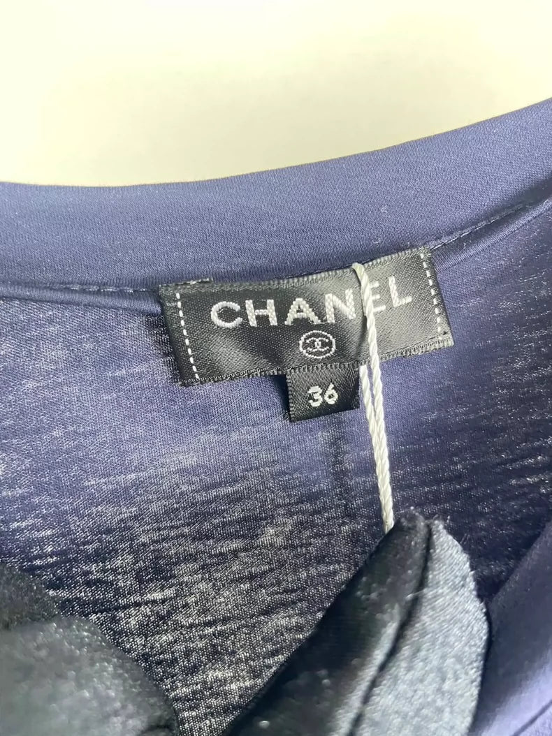 Chanel Long Sleeve Letter Shirt