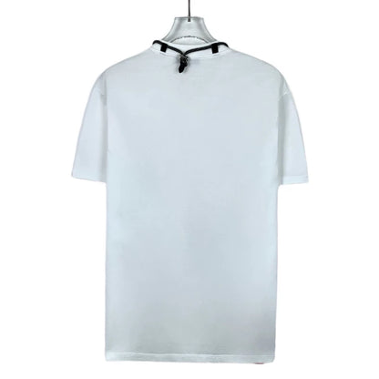 Prada Cotton Crew Neck Short Sleeve T-Shirt