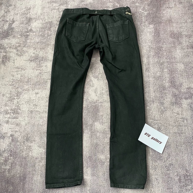 Rick Owens Air Cut Waxed Denim Jeans