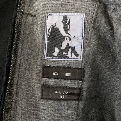 Rick Owens Air Cut Waxed Denim Jeans