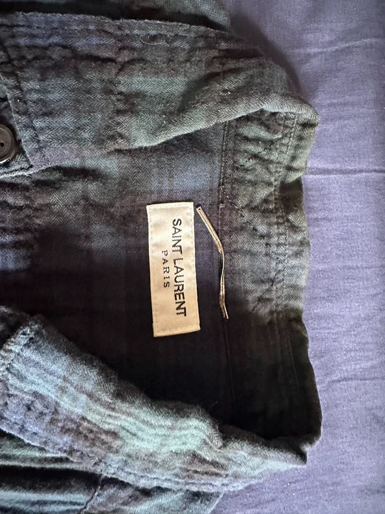 Saint Laurent Gradient Fringe Shirt