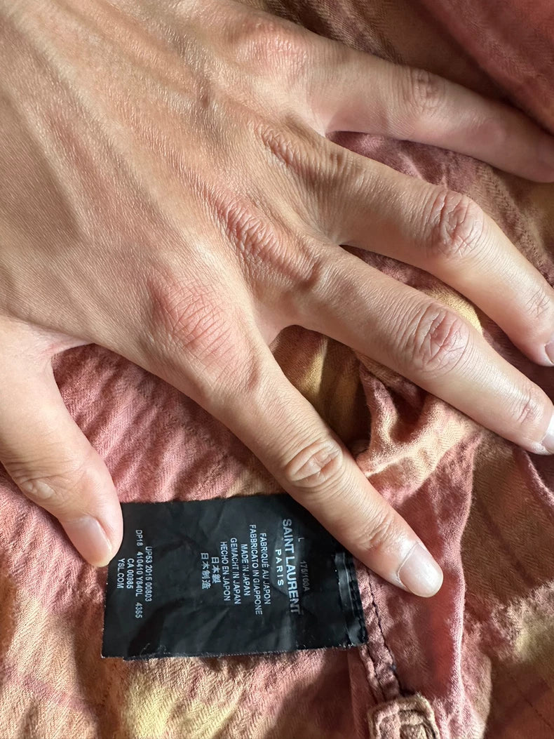 Saint Laurent Gradient Fringe Shirt