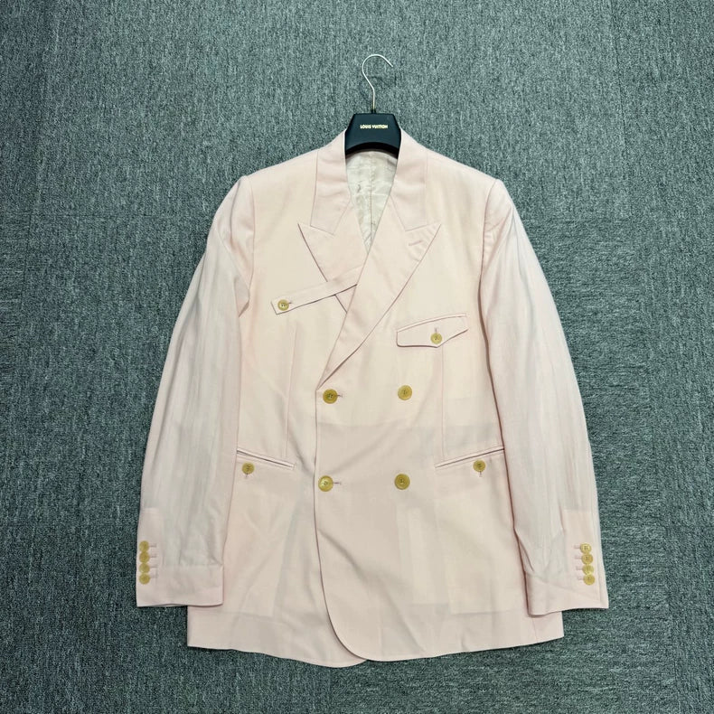 Dior Wool Double-Breasted Suit Jacket-zp