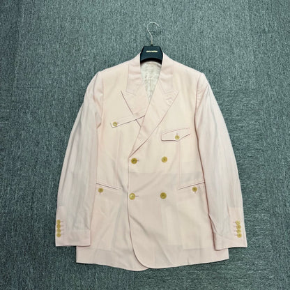 Dior Wool Double-Breasted Suit Jacket-zp