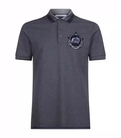 Givenchy Baboon Emblem Short Sleeve Polo-yf