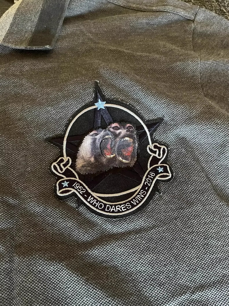 Givenchy Baboon Emblem Short Sleeve Polo-yf