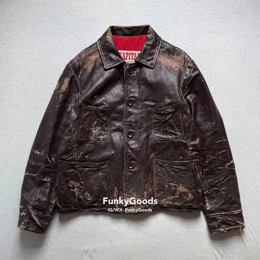 Kapital × Lewis Leathers Leather Jacket