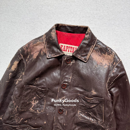 Kapital × Lewis Leathers Leather Jacket