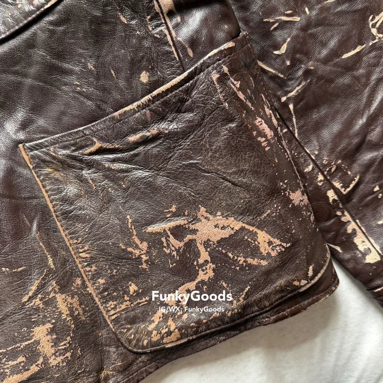 Kapital × Lewis Leathers Leather Jacket