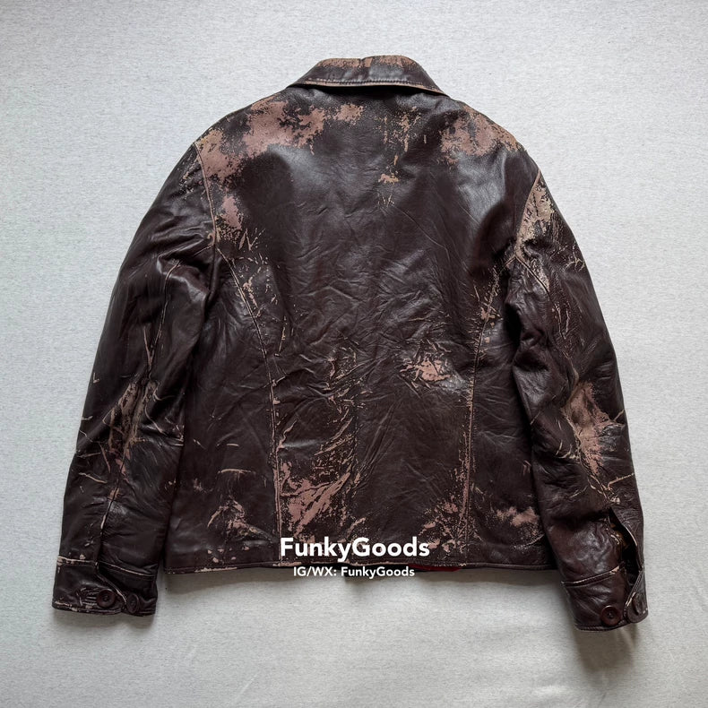 Kapital × Lewis Leathers Leather Jacket