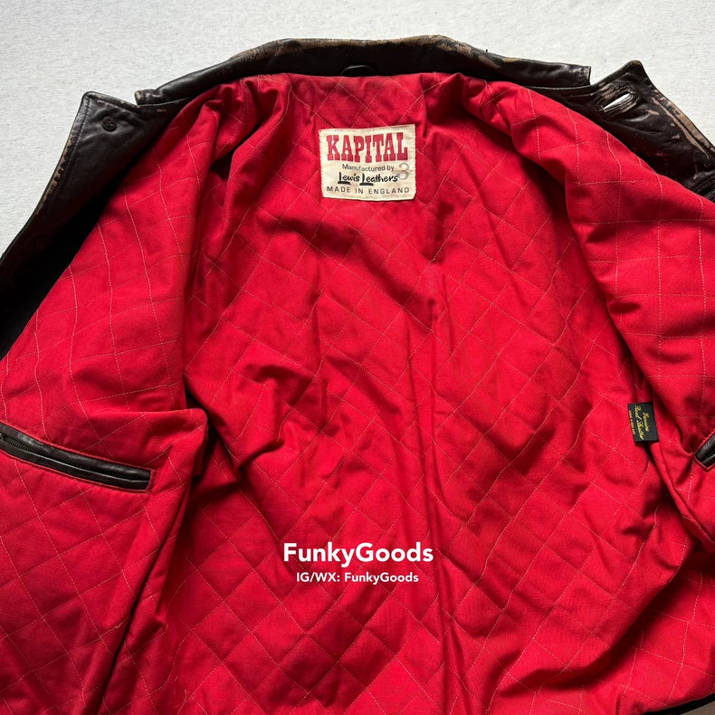 Kapital × Lewis Leathers Leather Jacket