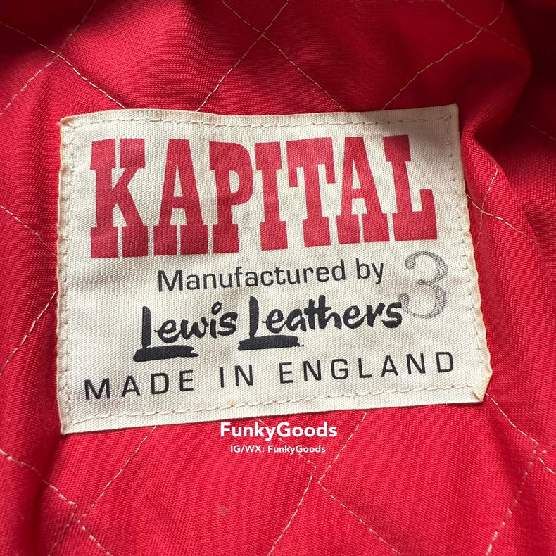 Kapital × Lewis Leathers Leather Jacket