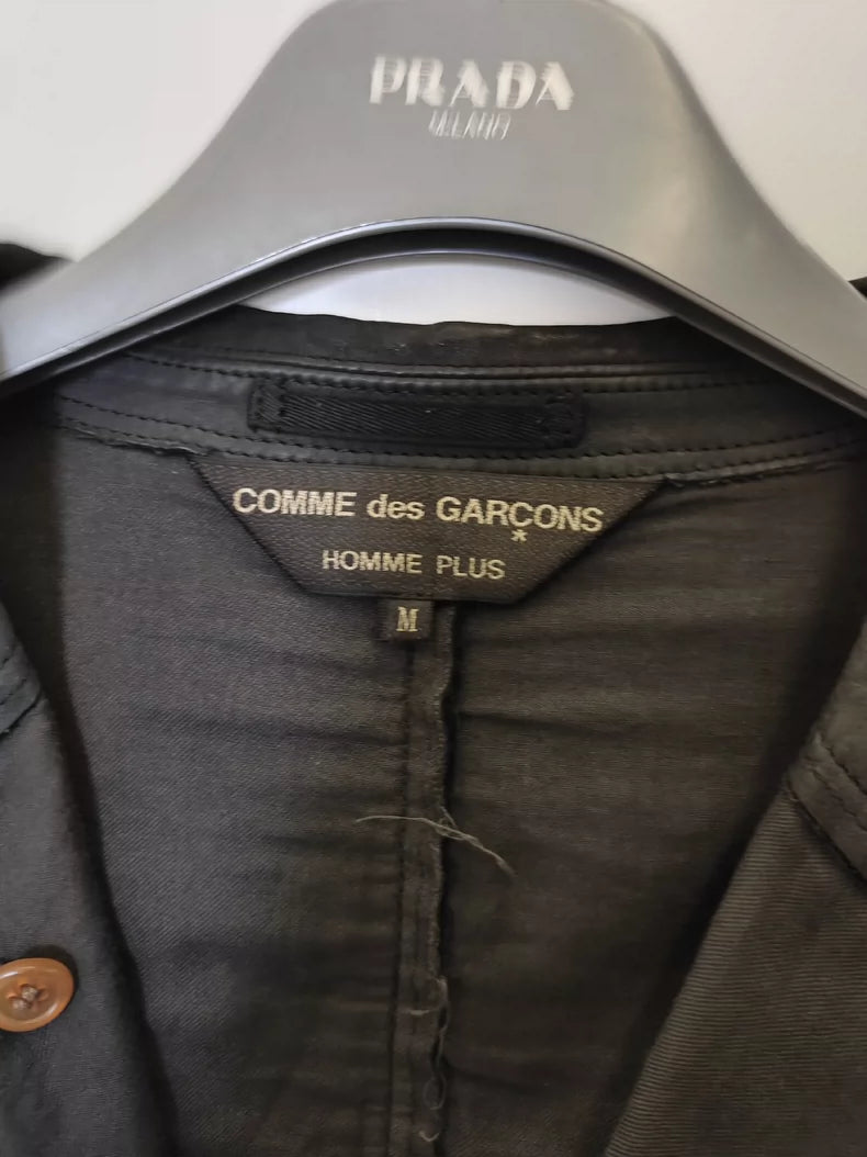 Comme des Garcons 02AW Leather Tear Coat