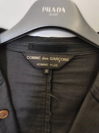 Comme des Garcons 02AW Leather Tear Coat
