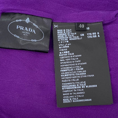 Red Studded Sleeveless Dress by Prada