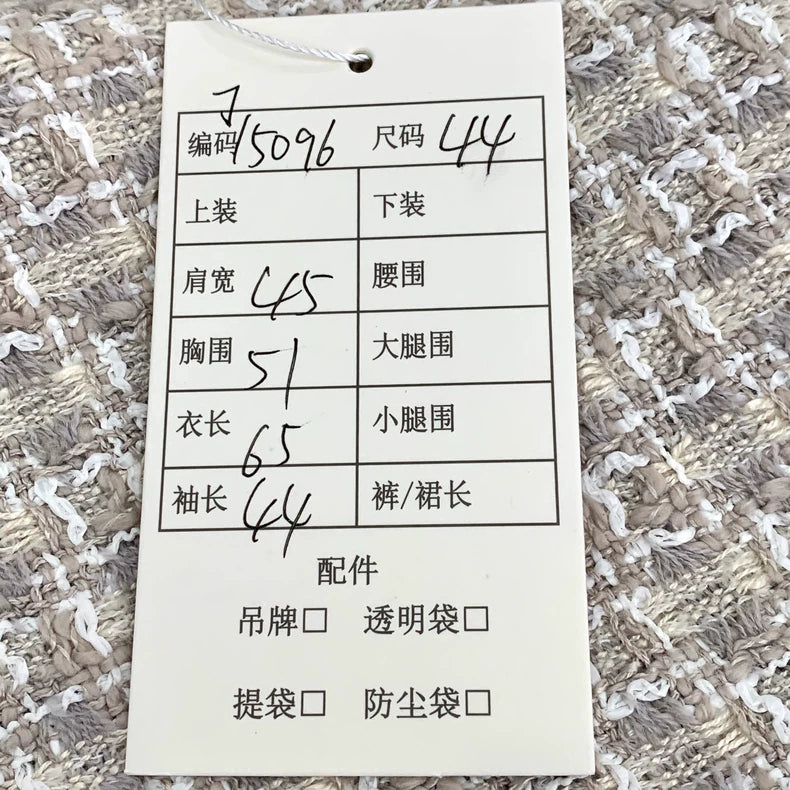 Chanel Grey Double-breasted Long Coat