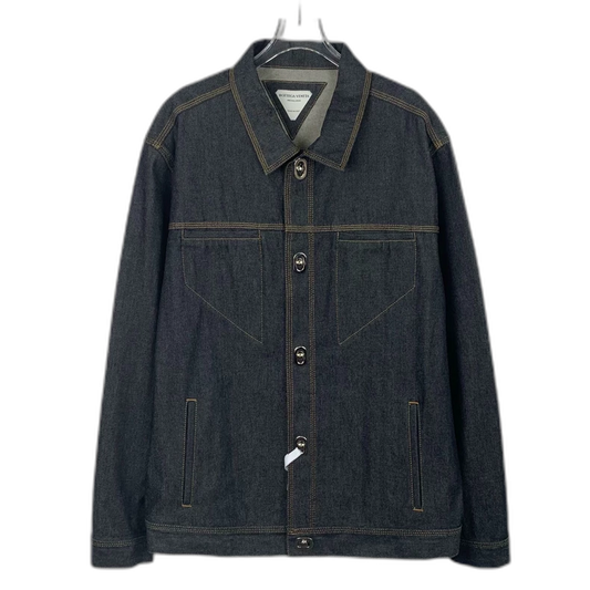 Bottega Veneta Denim Jacket in Dark Blue