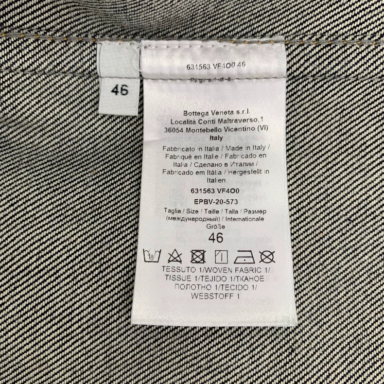 Bottega Veneta Denim Jacket in Dark Blue