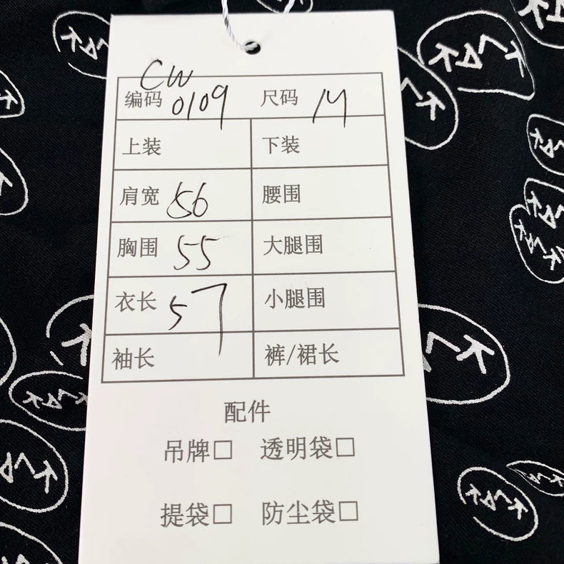 Celine Black Logo Print Cotton T-Shirt