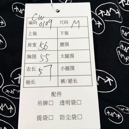 Celine Black Logo Print Cotton T-Shirt