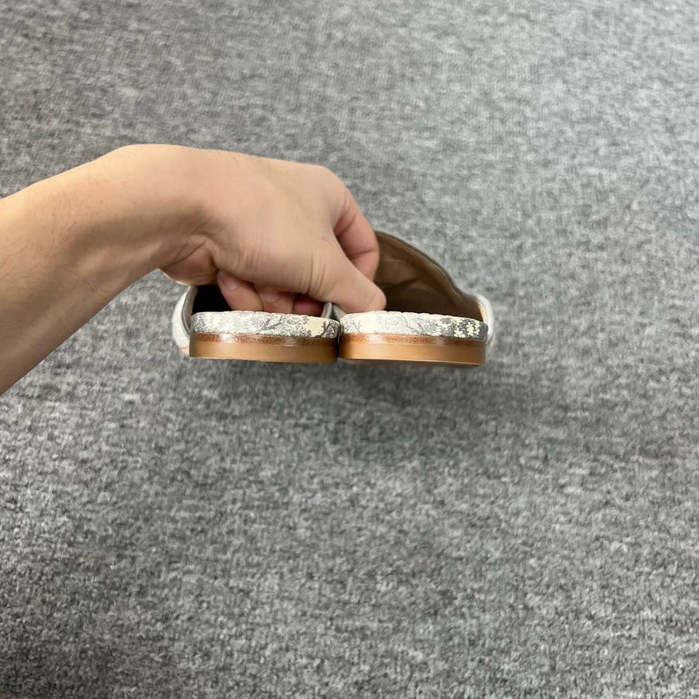 Dior Embroidered Mule Slippers