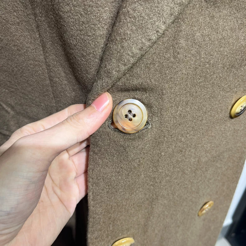 Vintage Dior Double Breasted Wool Coat