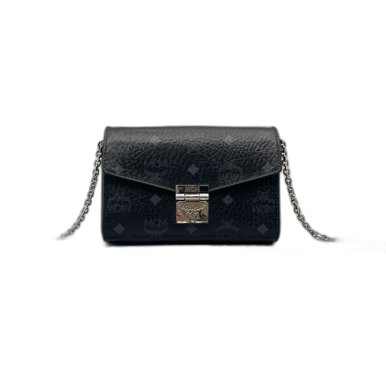 MCM Classic Print Envelope Chain Crossbody Bag