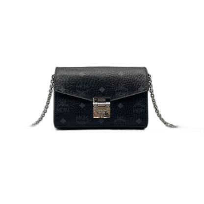 MCM Classic Print Envelope Chain Crossbody Bag