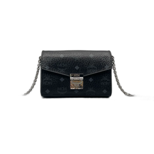 MCM Classic Print Envelope Chain Crossbody Bag